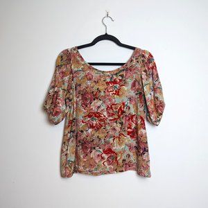 Many Belles Down Low-Back Blouse - Size M